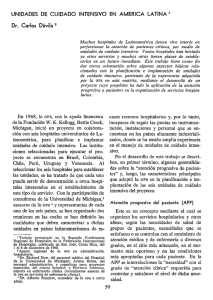 UNIDADES DE CUIDADO INTENSIVO EN AMERICA LATINA` Dr