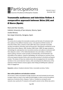 Transmedia audiences and television fiction: A