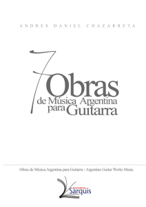 Andrés Daniel Chazarreta – 7 Obras de música Argentina para