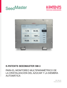 k-patents seedmaster sm-3 para la el monitoreo multiparamétrico de