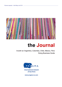 Pragma The Journal Special issue Argentina