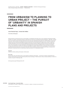 from urbanism to planning to urban project