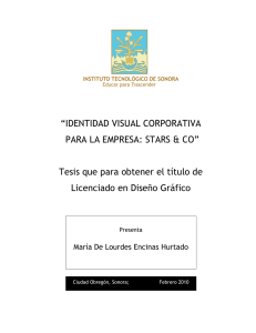 “IDENTIDAD VISUAL CORPORATIVA PARA LA - Biblioteca