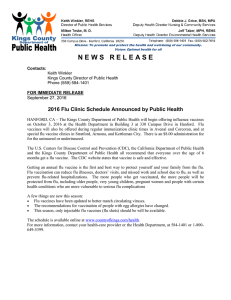 newsrelease - the Central Valley Immunization Coalition