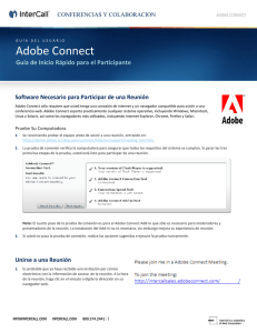 Adobe Connect - InterCall | Conferencias
