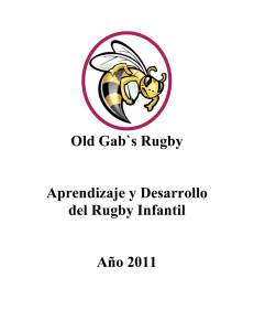 Old Gab`s Rugby Aprendizaje y Desarrollo del Rugby Infantil Año