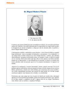 Dr. Miguel Madero Pinzón - Fundación Universitaria de Ciencias de