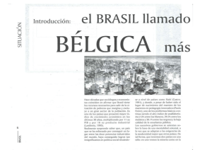 Belindia. El Brasil llamado Bélgica más India