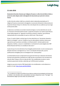 Xstrata Final Release (Spanish)