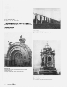dos miradas a la arquitectura monumental mexicana