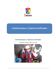 Confined Spaces / Espacios Confinados