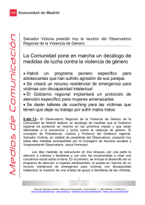 decálogo de medidas - Comunidad de Madrid