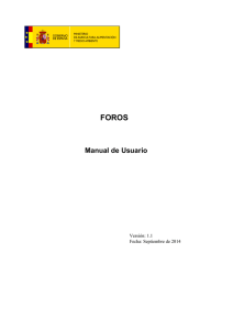 Manual de usuario foros