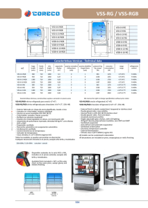 VSS-RG / VSS-RGB - Angel Refrigeration