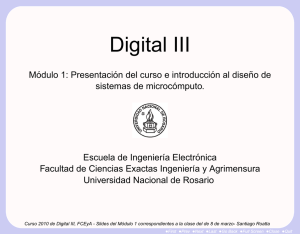 Introducción - Digital III - Universidad Nacional de Rosario