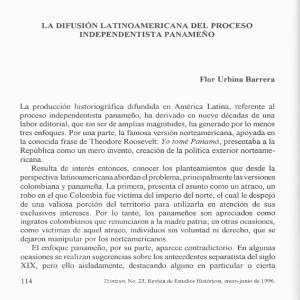 la difusión latinoamericana del proceso independentista