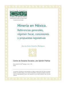 Minería en México - Cámara de Diputados