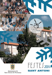 Programa Festes Sant Antoni 2014 - Ajuntament de Sant Antoni de