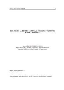 pdf Del texto al teatro: Fileno, Zambardo y Cardonio sobre las tablas