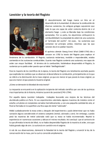 Lavoisier y la teoría del flogisto