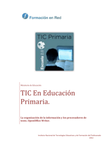 TIC en Educación Primaria