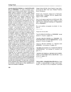 Page 1 Código Penal SALUD, DELITO CONTRA LA