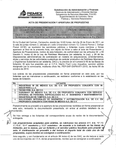 Acta de apertura_5022010 - Pemex Exploración y Producción