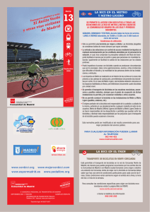 Anillo Ciclista - Consorcio Regional de Transportes de Madrid