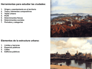 Herramientas para estudiar las ciudades: Elementos de la