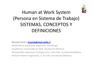 Human at Work System (Persona en Sistema de Trabajo