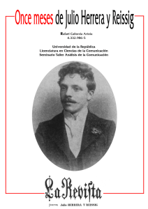 Julio Herrera y Reissig fundó el 20 de agosto de 1899 una revista