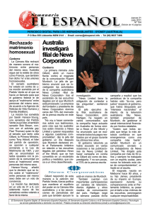 Australia investigará filial de News Corporation