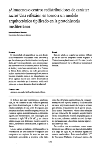 ¿Almacenes o centros redistribuidores de carácter sacro? Una