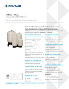 structural vasos de presión compuestos