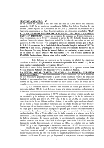 sentencia numero - Justicia Córdoba
