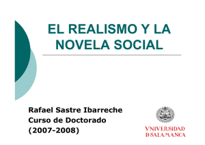 el realismo y la novela social