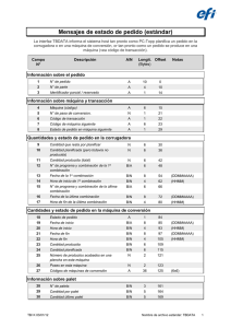 Mensajes de estado de pedido - PC-Topp