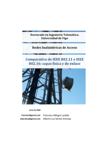 Comparativa de IEEE 802.11 e IEEE 802.16