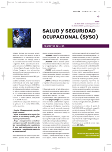 SALUD Y SEGURIDAD OCUPACIONAL (SYSO)