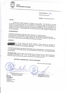 D.E Nº 334 - Transparencia - Ilustre Municipalidad de Quellón