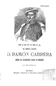 d. ramón cabrera - Biblioteca Tomás Navarro Tomás