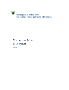 ºManual de ACCESO AL INTRANET