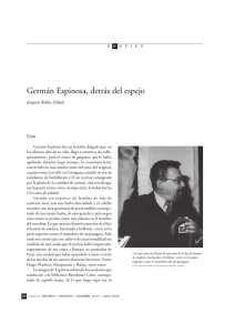 Germán Espinosa, detras del espejo. Pág.,109