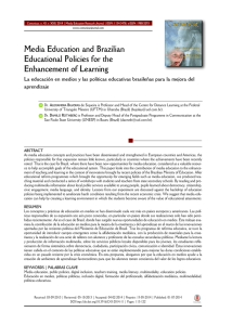 Media Education and Brazilian Educational Policies for the