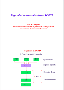 Seguridad en comunicaciones TCP/IP