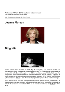 Jeanne Moreau Biografía