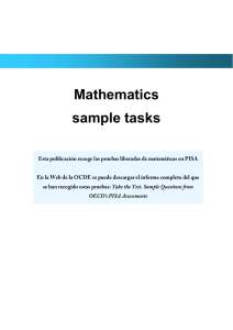 Mathematics sample tasks