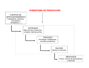 Transparencias sobre subsistema de producción y calidad