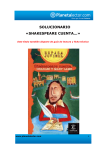 solucionario «shakespeare cuenta…