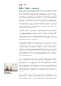 De Juan Hidalgo al concepto - TEA Tenerife Espacio de las Artes